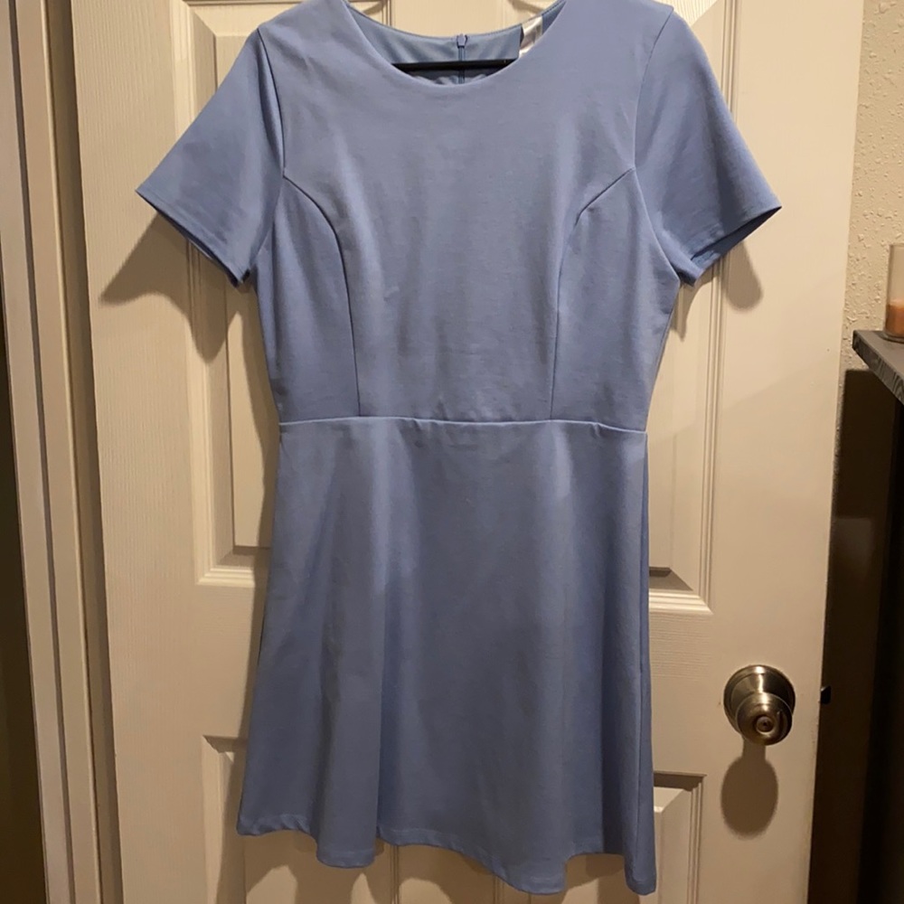 Baby blue dress